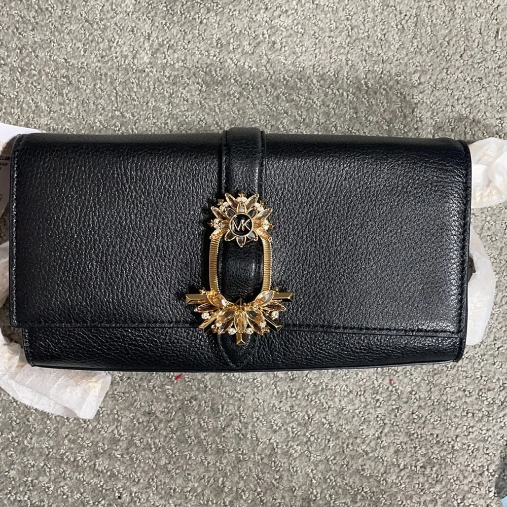 Michael Kors Bellamie large clutch brand new
